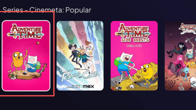 how to watch adventure time on stremio
